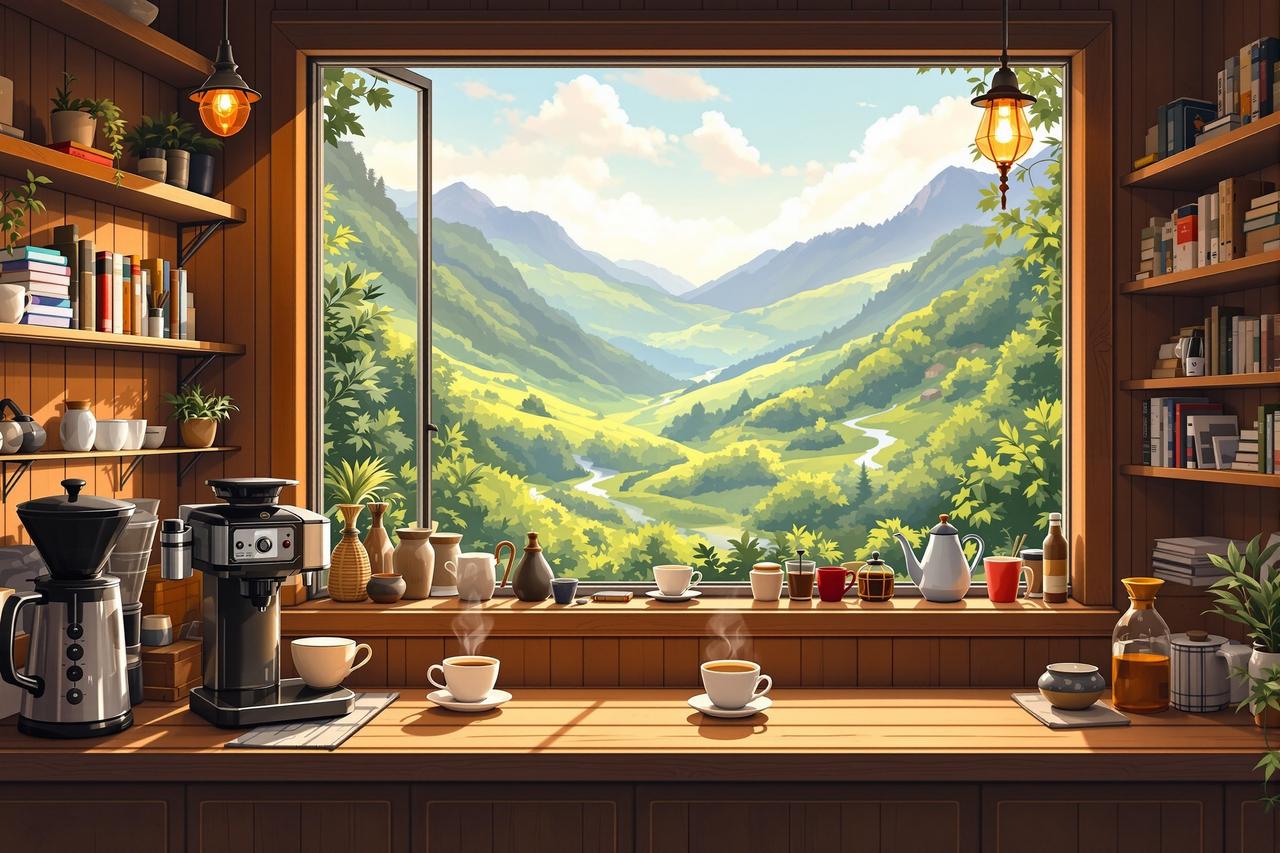 免免漫剧作品 - 山谷咖啡屋